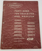 Vintage Cushman 780 Truckster And Haulster Original Parts Manual Book Ca... - $28.45