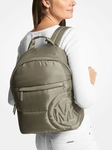 Michael Kors Rae Medium Quilted Nylon Army Green Backpack 35F1U5RB2C NWT $368 - £66.67 GBP