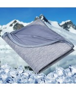 Homfine Cooling Blankets For Hot Sleepers - Summer Blanket, Blue, 60 X 8... - £50.89 GBP