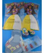 Luau party 2 hula girl table decorations, salt pepper wine markers + sna... - £12.44 GBP