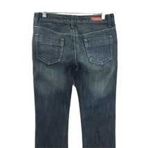 Shorty Junior&#39;s Dark Blue Jeans Embroidered Pockets Lavender Green Khaki... - £15.73 GBP