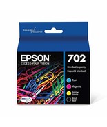 EPSON 702 DURABrite Ultra Ink Standard Capacity Black &amp; Color Cartridge ... - $54.99