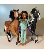 Vintage Kid Kore 1993 Horses &amp; Doll Barbie Style Toys - £19.65 GBP