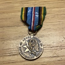Vintage US Armed Forces Expeditionary Service Medal with Ribbon Military... - $11.88