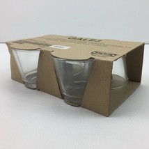 Galej Ikea Tealight Cup Holders Pack of 4 Glass Cups 0442 - $29.99