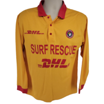 Vintage Surf Rescue DHL Shirt Small Surf Life Saving 2003 Australia Long... - $67.27