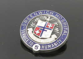 925 Sterling Silver - Vintage Greenwich Hospital Service Brooch Pin - BP... - $27.09