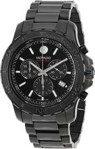 Movado 2600119 Series 800 Men&#39;s Black Dial Black Stainless Chronograph Watch  - £391.03 GBP