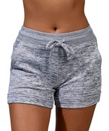 90 Degree by Reflex Soft Comfy Activewear Lounge Shorts w/ Pockets Plus ... - $22.76