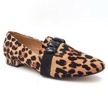 Jane and the Shoe Women Slip On Loafers Annie Size US 9 Brown Leopard Print - £18.47 GBP