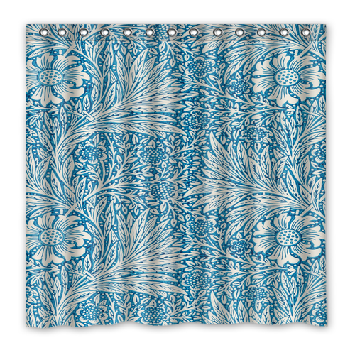 Marigold William Morris Waterproof Polyester Shower Curtain  - $33.00+