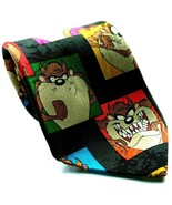 Looney Tunes Mania Taz Tasmanian Devil Faces Cartoon Novelty Necktie - $12.47