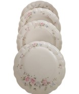 Four (4) Dinner Plates ~ Tea Rose by PFALTZGRAFF ~ Vintage 1985 ~ 10 3/8... - $93.50