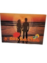  Florida Postcard New Love Is a Beach Oversized - $3.25