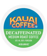 KAUAI COFFEE DECAFFEINATED MEDIUM ROAST COFFEE KCUPS 20CT - $24.97