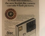1982 Kodak Cameras vintage Print Ad Advertisement Pa7 - £5.51 GBP