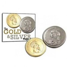 Gold and Silver Coin Magic Illusion - Coins Switch Places, Appear and Vanish! - £23.17 GBP