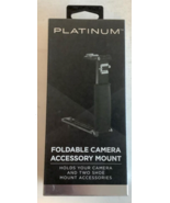 NEW Platinum PT-FCMA21 Foldable Camera Black Accessory Mount for Most Ca... - £7.31 GBP