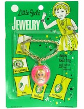 Vintage 1960&#39;s Liddle Kiddles Girls Jewelry Clone Klone Blond Doll Bracelet MOC - £101.48 GBP