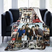 1D Flannel Blanket Throw Blanket Ultra Soft Lightweight Throws For Couch, Bed, P - £29.90 GBP