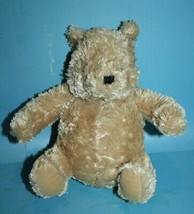 Disney Classic Winnie The Pooh Nursery Bear 8&quot; Tan Shaggy Plush Stuffed Soft Toy - £12.84 GBP