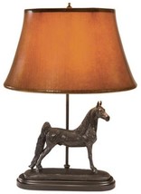 Sculpture Table Lamp Saddlebred Horse By Belden Hand Crafted Equestrian Mica - £410.50 GBP