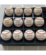 Lot Of 12 Rawlings Official National League Baseballs With Unknown Signa... - $93.11