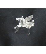 Vintage Glass MIniature Pegasus Horse - £19.61 GBP