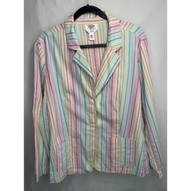 Talbots Women&#39;s Spring Jacket Blazer Nylon Cotton Stretch Petites 18W - £23.71 GBP