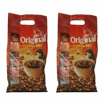 2 PACK ROSE BUD ORIGINAL COFFE MIX 100 STICKS PER BAG ☕ - £48.50 GBP
