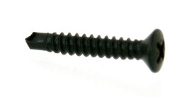 (10 pcs) 1&quot; Black Oxide Oval Head Self-Tapping Phillips Screw 7610 - £3.88 GBP