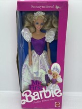 Vintage 1989 Blonde My First Barbie Prettiest Princess Ever W/Crown Mild Denting - £14.54 GBP