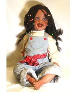 African American Baby Doll Joy Signed Fayzah Spanos 152/750 1996 - £194.76 GBP