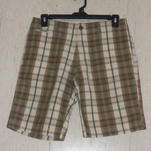 Excellent Mens Lucky Brand Good Luck Originals Plaid Shorts Size 32 - £22.19 GBP