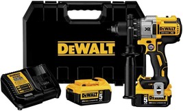 Dewalt 20V Max Xr Brushless Drill/Driver 3-Speed, Premium 5.0Ah Kit, Cordless - £325.21 GBP