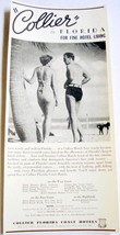 Advertisement From 1938 Collier Florida Coast Hotels &quot;For Fine Hotel Liv... - $7.99