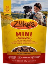 Zukes Mini Naturals Dog Treat - Roasted Chicken Recipe - £63.70 GBP