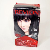 Revlon Colorsilk Beautiful Color Hair Dye #10 Black - £7.38 GBP
