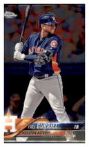 2018 Topps Chrome Yuli Gurriel  Houston Astros #168 Baseball card   M32P3 - £2.20 GBP