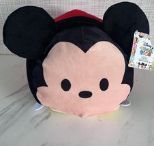 Disney Mickey Mouse Pillow Tsum Tsum Large 10” Pillow Plush Stuffed Anim... - $7.19