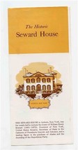 The Historic Seward House Brochure Auburn New York Alaska Purchase - $17.82