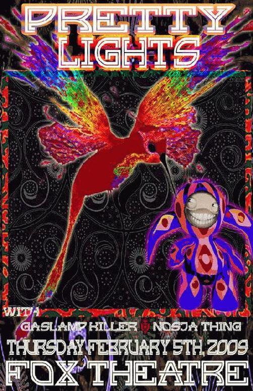 Pretty Lights Poster NEW 11x17 Original Concert Handbill - $14.84