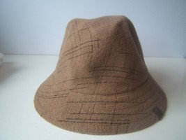 Kangol Check Gaffer Trilby Hat Small Beige Cap - £18.00 GBP
