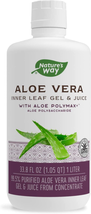 Nature&#39;S Way Aloe Vera Inner Leaf Gel &amp; Juice, 1 Liter - £27.56 GBP