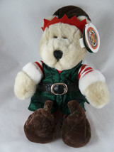 Vintage Starbucks Bearista Plush Christmas Elf Minyt with Tags 2001 - $195.03 MXN