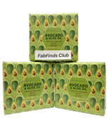 Crabtree &amp; Evelyn Avocado &amp; Olive Oil Bar Soap Triple Milled 10.5oz (3x3... - $17.77