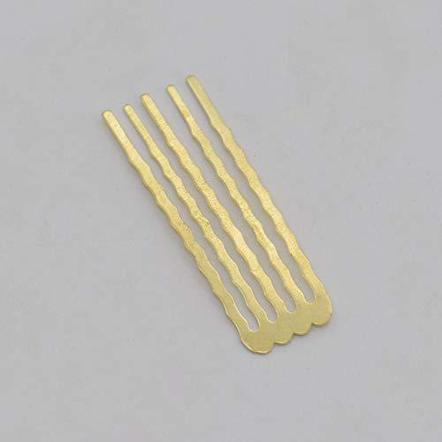 Bluemoona 5 Pcs - 50x15 mm Hair Combs Hair Fork Clips Inserted Headdress Women G