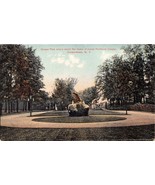 COOPERSTOWN NEW YORK~COOPER PARK~WHERE JAMES FENIMORE&#39;S HOME STOOD~POSTC... - £5.10 GBP
