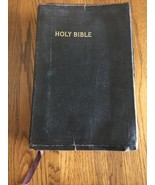 Holy Bible Black Leather RSV Revised Standard Version Vintage 1962 USA T... - $19.79