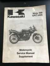 Used OEM Kawasaki Ninja 500 GPZ 500S Motorcycle Service Manual 99924-117... - $16.00
